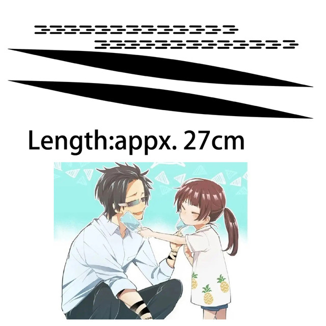 Anime Temporory Tattoo Kumichou Musume to Sewagakari Kirishima Tooru  Sticker Cosplay Prop - AliExpress